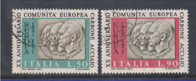 1971 - LOTTO/6542U - REPUBBLICA - C.E.C.A USATI