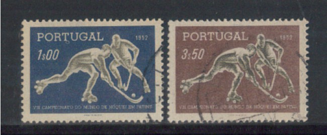 1952 - LOTTO/9741U - PORTOGALLO -  HOCKEY 2v. USATI