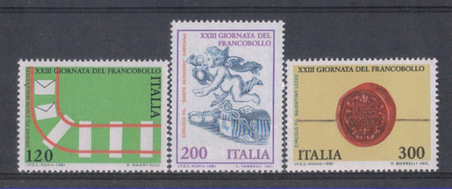 1981 - LOTTO/6756 - REPUBBLICA - GIORNATA FRANCOBOLLO