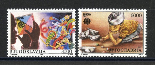 1989 - JUGOSLAVIA - LOTTO/38505 - EUROPA 2v. - NUOVI
