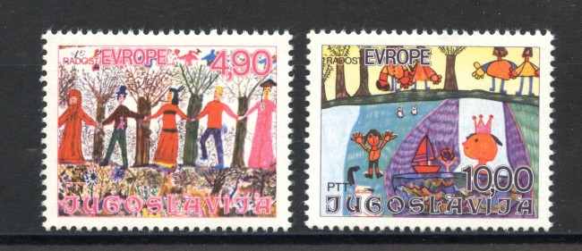 1978 - JUGOSLAVIA - LOTTO/38222 - GIOIA D'EUROPA 2v. - NUOVI