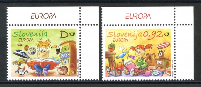 2010 - SLOVENIA - EUROPA  2v. - NUOVI - LOTTO/34452