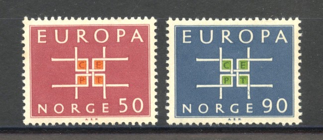 1963 - NORVEGIA - LOTTO/41169 - EUROPA 2v. - NUOVI