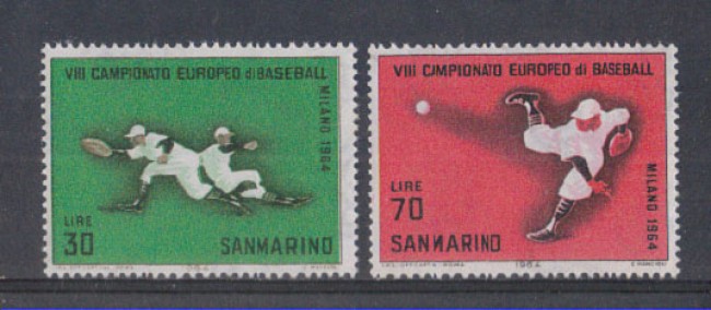 1964 - LOTTO/7891 - SAN MARINO - BASEBALL