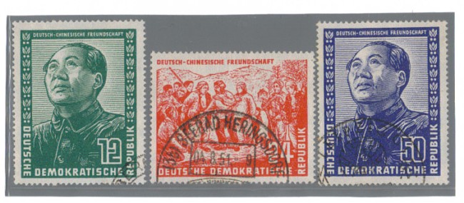 1951 - LOTTO/3455 - GERMANIA ORIENTALE - AMICIZIA CINA/GERMANIA