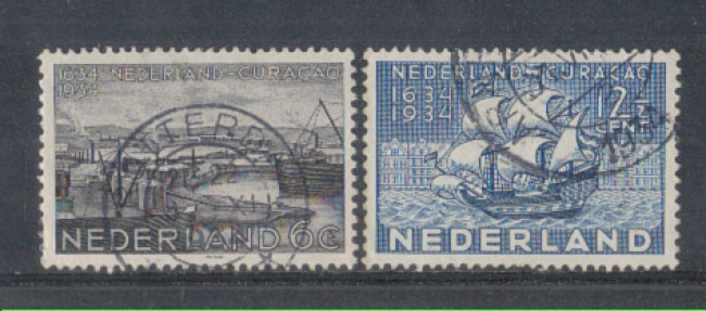 1934 - LOTTO/8673U - OLANDA - OCCUPAZIONE DI CURACAO - USATI