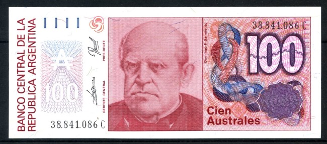 1985 - ARGENTINA - LOTTO/39499 - 100 AUSTRALES