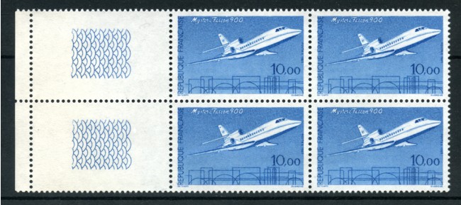 1985 - LOTTO/20245Q - FRANCIA - 36° SALONE AERONAUTICO - QUARTINA