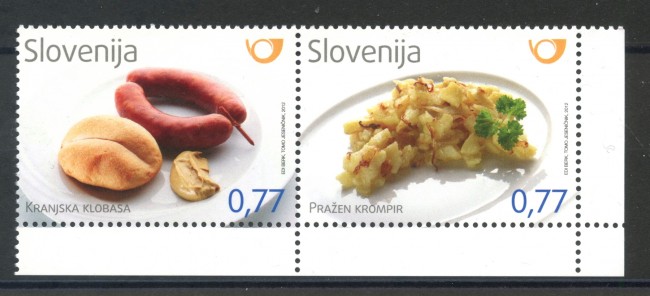 2012 - SLOVENIA - GASTRONOMIA 2v. - NUOVI - LOTTO/34527