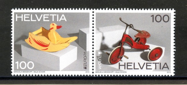 2015 - SVIZZERA - LOTTO/37881 - EUROPA  2v. - NUOVI