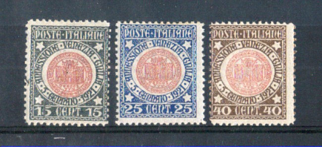 1921 - LOTTO/REG115CPL2 - REGNO - VENEZIA GIULIA LING.