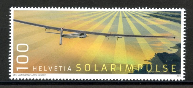 2016 - SVIZZERA - LOTTO/37907 - AEREO SOLAR IMPULSE - NUOVO