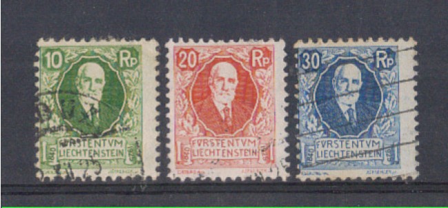 1925 - LOTTO/720 - LIECHTENSTEIN - 85° COMPLEANNO PRINCIPE