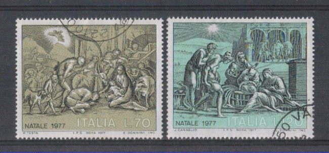1977 - LOTTO/6672U - REPUBBLICA - NATALE - USATI