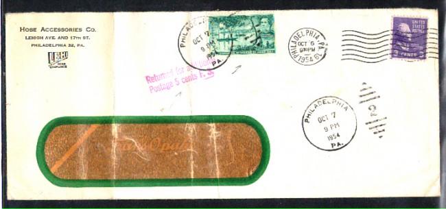 1954 - LOTTO/11154 - STATI UNITI - BUSTA DA PHILADELHIA