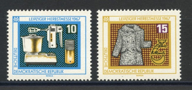 1967 - GERMANIA DDR - FIERA DI LIPSIA 2v. - NUOVI - LOTTO/36245