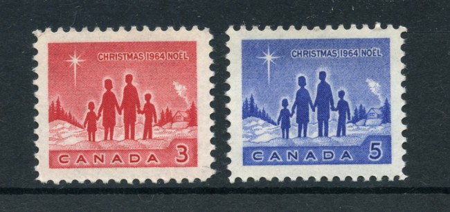 1964 - CANADA - LOTTO/22378 - NATALE 2v. - NUOVI
