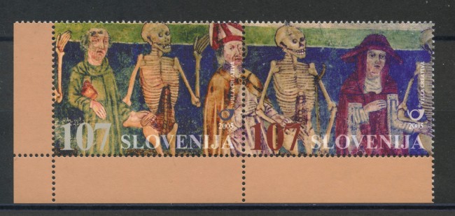 2005 - SLOVENIA - ARTE GOTICA  2v. - NUOVI - LOTTO/34292