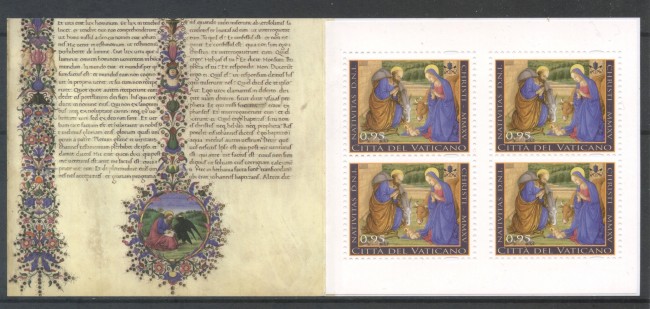 2015 - VATICANO - NATALE 4v. -  LIBRETTO - NUOVO - LOTTO/30700