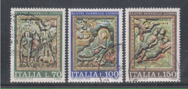 1975 - LOTTO/6637U - REPUBBLICA - NATALE - USATI