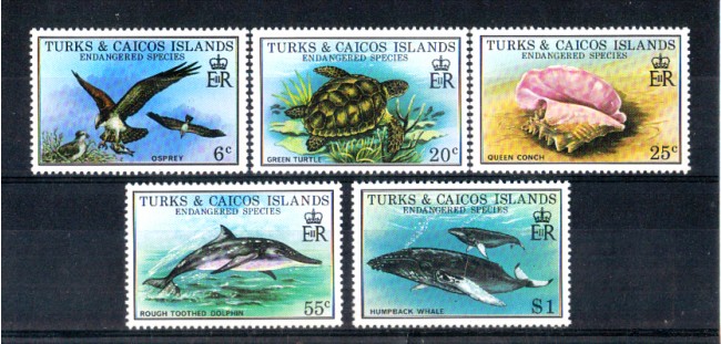 1979 - LOTTO/LBF2910 - TURKS & CAICOS ISLANDS - SPECIE IN PERICOLO