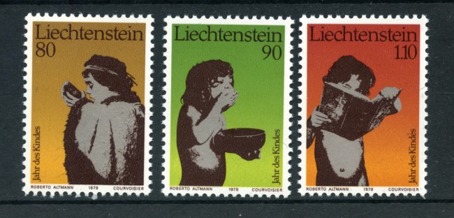 1979 - LOTTO/23526 - LIECHTENSTEIN - ANNO FANCIULLO 3v. - NUOVI