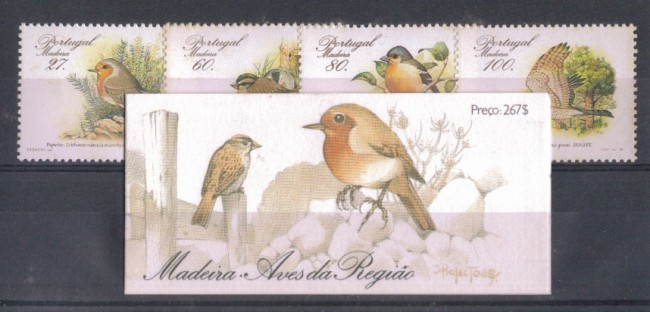 1988 - LBF/2602 - MADERA - UCCELLI 4v. + LIBRETTO