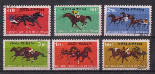 1974 - LOTTO/999  - ROMANIA - CORSE IPPICHE
