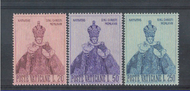 1968 - LOTTO/5919 - VATICANO - NATALE 3v.