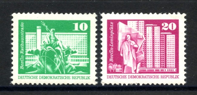 1973 - GERMANIA DDR - EDIFICI IMPORTANTI 2v.- NUOVI - LOTTO/36463