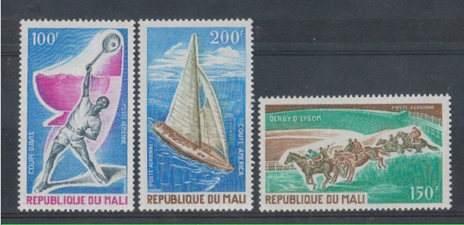 1971 - LBF/2608 - MALI - GIOCHI SPORTIVI 3v. P/A