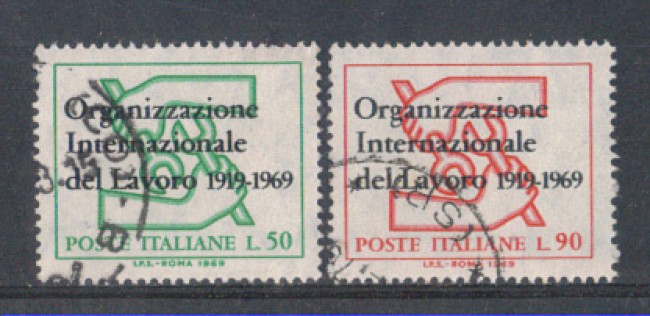 1969 - LOTTO/6519U - REPUBBLICA - ORGANIZ. LAVORO USATI