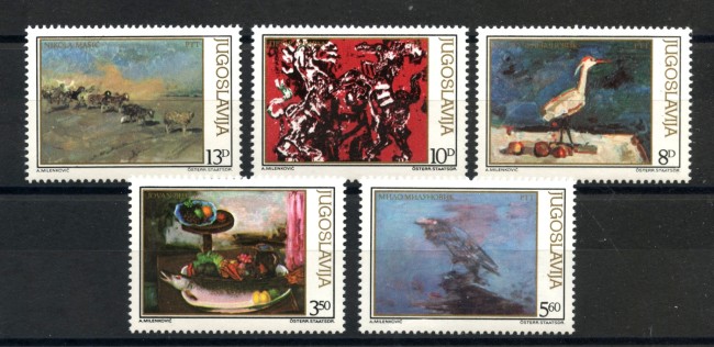 1981 - JUGOSLAVIA - LOTTO/38259 - DIPINTI 5v. - NUOVI