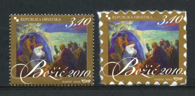 2010 - CROAZIA - NATALE  2v. - NUOVI - LOTTO/33129