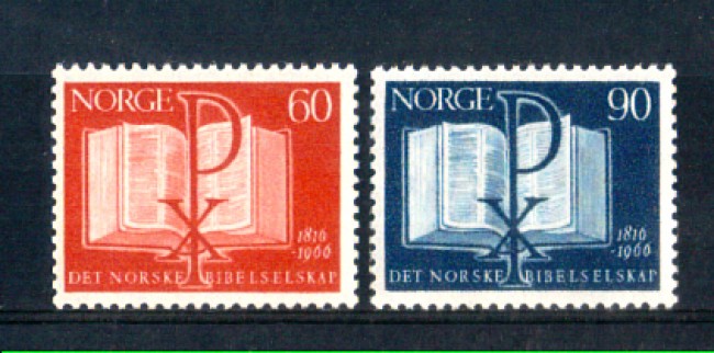 1966 - LOTTO/NORV496CPN - NORVEGIA - SOCIETA' BIBLICA  - NUOVI