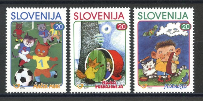 2000 - SLOVENIA - LIBRI PER BAMBINI  3v. - NUOVI - LOTTO/33993