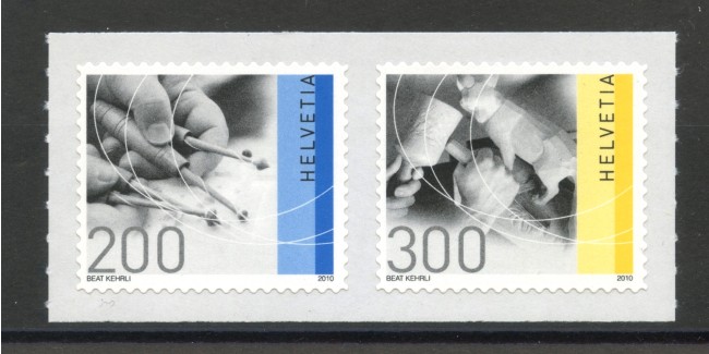 2010 - SVIZZERA - LOTTO/37766 - ARTIGIANATO 2v. - NUOVI