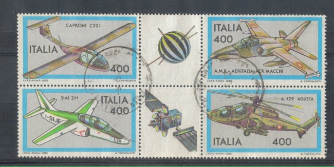 1983 - LOTTO/6786U - REPUBBLICA - AEREI ITALIANI 3° SERIE - USAT