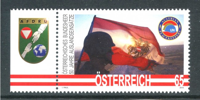2010 - AUSTRIA - MISSIONI MILITARI DI PACE ONU - NUOVO - LOTTO/33554
