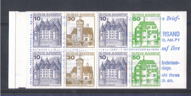 1979 - LBF/2470 - GERMANIA FEDERALE - CASTELLI CARNET