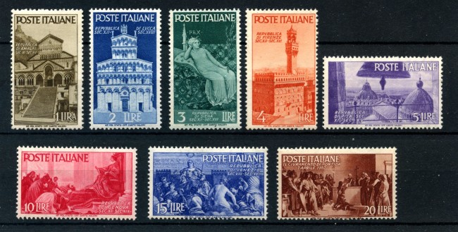 1946 - REPUBBLICA - AVVENTO DELLA REPUBBLICA 8v.  - NUOVI - LOTTO/30348