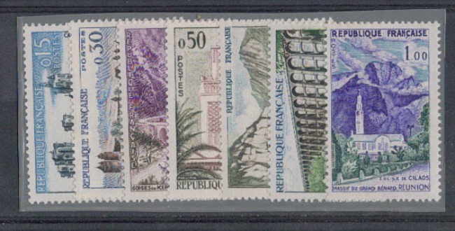 1960 - LOTTO/4520 - FRANCIA - SERIE TURISTICA 7v.