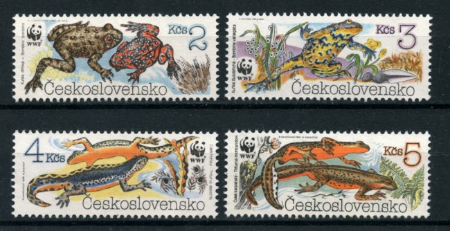 1989 - LOTTO/19310 - CECOSLOVACCHIA - ANFIBI 4v. - NUOVI