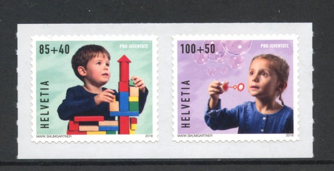 2018 - SVIZZERA - LOTTO/42133 - PRP JUVENTUTE 2v.  - NUOVO