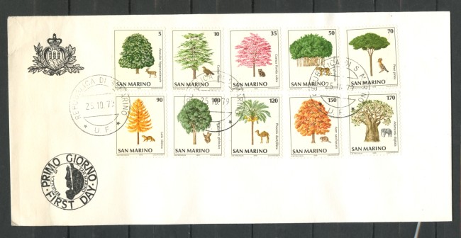 1979 - SAN MARINO - NATURA DA SALVARE - BUSTA FDC - LOTTO/36747