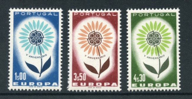 1964 - LOTTO/19713 - PORTOGALLO - EUROPA 3v. - NUOVI