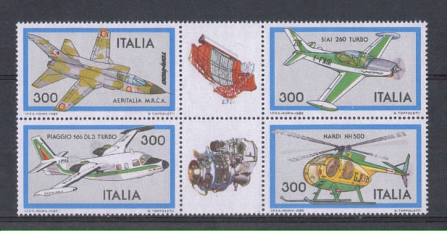 1982 - LOTTO/6761 - REPUBBLICA - AEREI 2° SERIE
