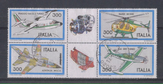 1982 - LOTTO/6761U - REPUBBLICA - AEREI 2° SERIE - USATI