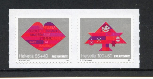 2019 - SVIZZERA - LOTTO/42158 - PRO JUVENTUTE 2v. - NUOVI