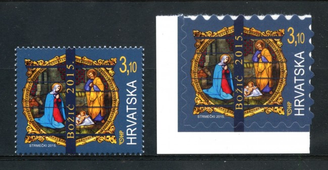 2015 - CROAZIA - NATALE 2v. - NUOVI - LOTTO/33251
